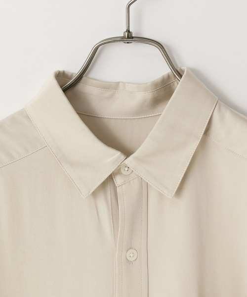 LOWRYS FARM（ローリーズファーム）の「スウェードライクシャツ　580210（シャツ/ブラウス・レディース・ベージュ/ブラウン/チャコールグレー・FREE）」の6枚目の写真