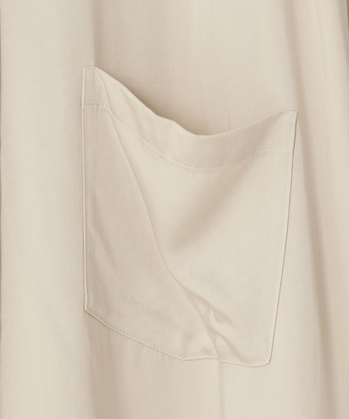 LOWRYS FARM（ローリーズファーム）の「スウェードライクシャツ　580210（シャツ/ブラウス・レディース・ベージュ/ブラウン/チャコールグレー・FREE）」の7枚目の写真