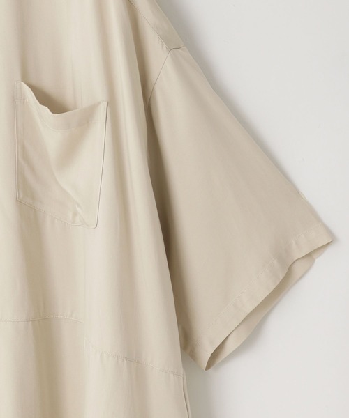 LOWRYS FARM（ローリーズファーム）の「スウェードライクシャツ　580210（シャツ/ブラウス・レディース・ベージュ/ブラウン/チャコールグレー・FREE）」の8枚目の写真