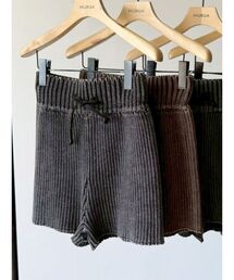 MURUA(ムルーア)のリブニットパンツ【ショートパンツ】(その他パンツ)