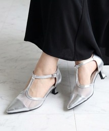 LibertyDoll（リバティードール）の「Tストラップセパレートチュールパンプス（パンプス）」