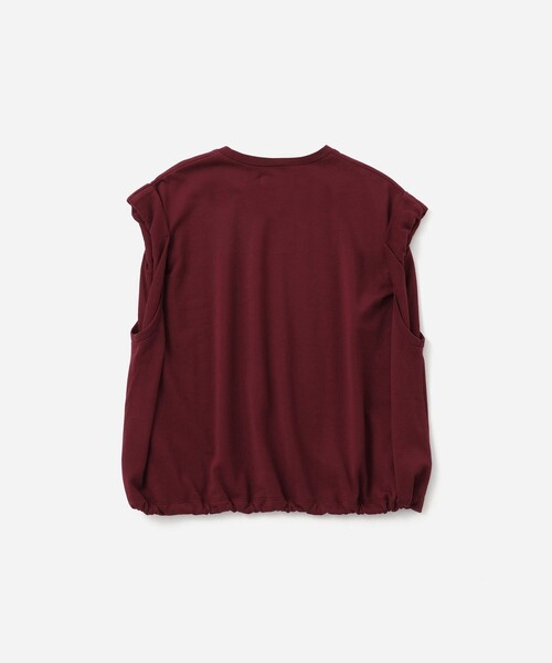 Saturdays NYC(サタデーズ ニューヨークシティ )の「Arisa Twisted Sleeve Top(Tシャツ/カットソー・レディース・グレー/ネイビー/ワイン・M/S)」の19枚目の写真