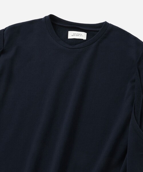 Saturdays NYC(サタデーズ ニューヨークシティ )の「Arisa Twisted Sleeve Top(Tシャツ/カットソー・レディース・グレー/ネイビー/ワイン・M/S)」の22枚目の写真