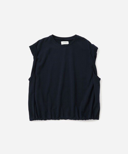 Saturdays NYC(サタデーズ ニューヨークシティ )の「Arisa Twisted Sleeve Top(Tシャツ/カットソー・レディース・グレー/ネイビー/ワイン・M/S)」の18枚目の写真