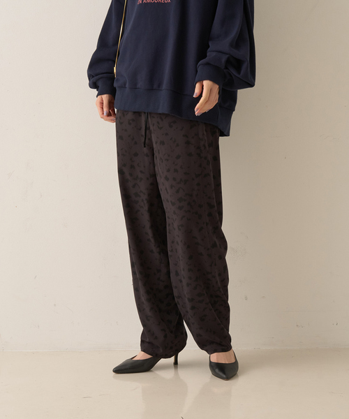 Rouge vif(ルージュヴィフ)の「レオパードコクーンパンツ(その他パンツ・レディース・ブラック/ブラウン・36/38)」の18枚目の写真