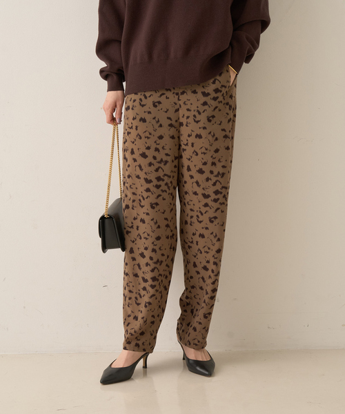 Rouge vif(ルージュヴィフ)の「レオパードコクーンパンツ(その他パンツ・レディース・ブラック/ブラウン・36/38)」の10枚目の写真