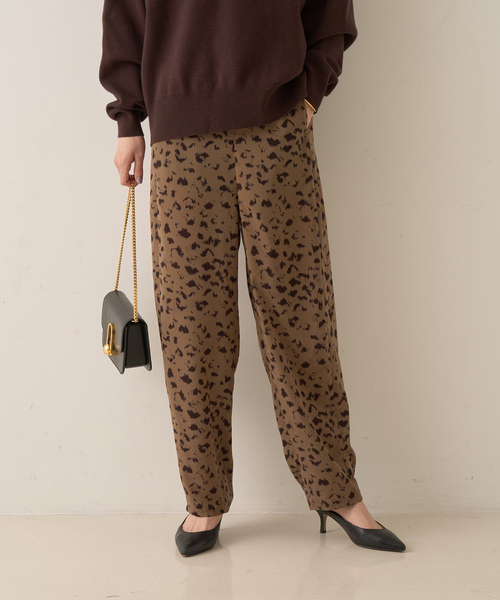 Rouge vif(ルージュヴィフ)の「レオパードコクーンパンツ(その他パンツ・レディース・ブラック/ブラウン・36/38)」の11枚目の写真