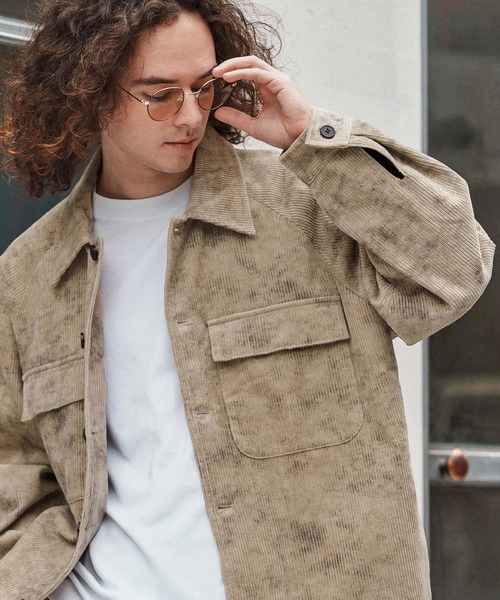 mj10971- Tie dye Corduroy CPO Jacket CPOジャケット(CAM25AW-019