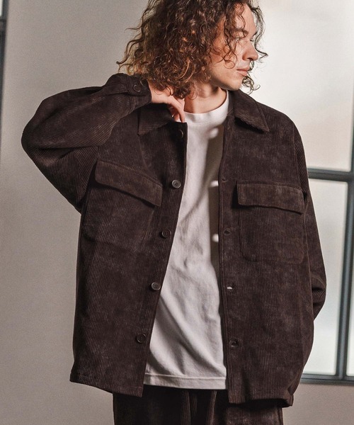 mj10971- Tie dye Corduroy CPO Jacket CPOジャケット(CAM25AW-019