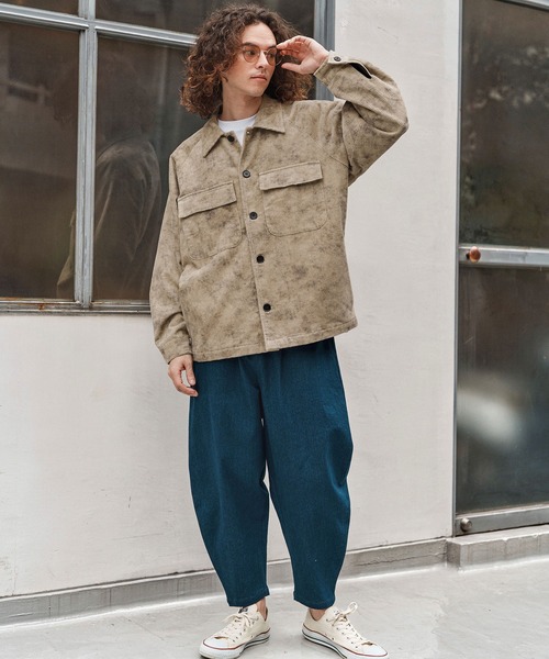 mj10971- Tie dye Corduroy CPO Jacket CPOジャケット(CAM25AW-019