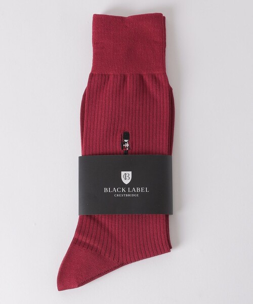 BLACK LABEL CRESTBRIDGE（ブラックレーベル・クレストブリッジ）の「ガーズマンソリッドドレスソックス（ソックス/靴下・メンズ・ネイビー/ダークブラウン/レッド系その他3/チャコールグレー/ブラック・FREE）」の5枚目の写真