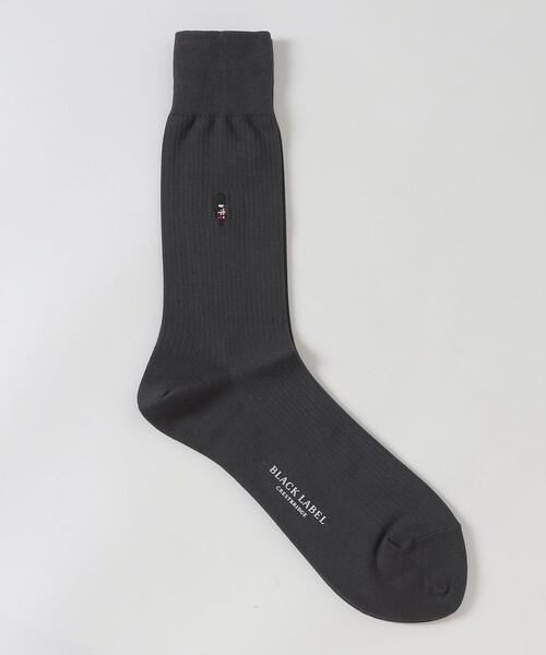BLACK LABEL CRESTBRIDGE（ブラックレーベル・クレストブリッジ）の「ガーズマンソリッドドレスソックス（ソックス/靴下・メンズ・ネイビー/ダークブラウン/レッド系その他3/チャコールグレー/ブラック・FREE）」の7枚目の写真