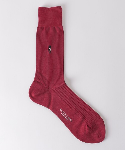 BLACK LABEL CRESTBRIDGE（ブラックレーベル・クレストブリッジ）の「ガーズマンソリッドドレスソックス（ソックス/靴下・メンズ・ネイビー/ダークブラウン/レッド系その他3/チャコールグレー/ブラック・FREE）」の11枚目の写真