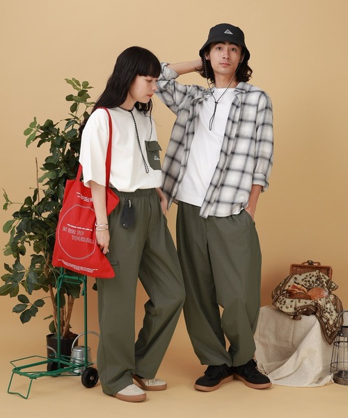 GLOBAL WORK（グローバルワーク）の「KELTYコラボイージーパンツ/576831（その他パンツ・メンズ・ネイビー/オリーブ・SMALL/MEDIUM/LARGE）」の22枚目の写真