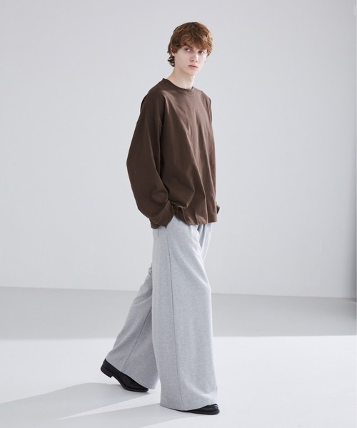 LUENNA(ルエナ)の「【LUENNA】Heavyweight Long Sleeve Tee / ヘビーウェイト ロングスリーブTシャツ(ロンT)(Tシャツ/カットソー・メンズ・ホワイト/ブラウン/チャコールグレー/ブラック/グリーン・S/M/L)」の13枚目の写真