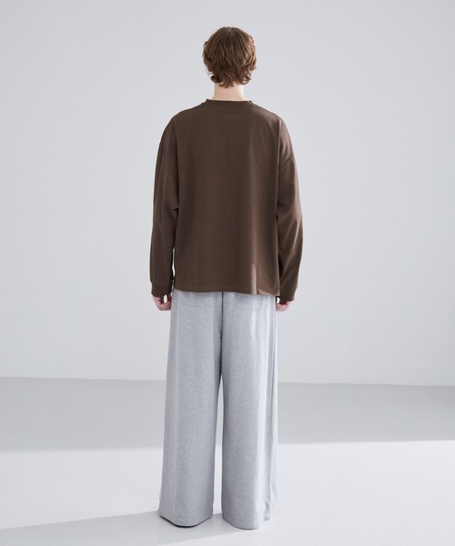 LUENNA(ルエナ)の「【LUENNA】Heavyweight Long Sleeve Tee / ヘビーウェイト ロングスリーブTシャツ(ロンT)(Tシャツ/カットソー・メンズ・ホワイト/ブラウン/チャコールグレー/ブラック/グリーン・S/M/L)」の14枚目の写真
