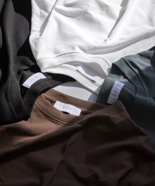 LUENNA(ルエナ)の「【LUENNA】Heavyweight Long Sleeve Tee / ヘビーウェイト ロングスリーブTシャツ(ロンT)(Tシャツ/カットソー・メンズ・ホワイト/ブラウン/チャコールグレー/ブラック/グリーン・S/M/L)」の20枚目の写真