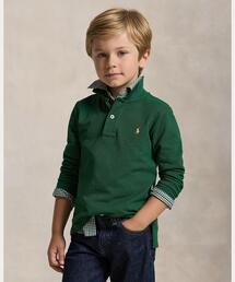 POLO RALPH LAUREN CHILDRENSWEAR(ポロ ラルフ ローレン チルドレンズウェア)のコットン メッシュ ロングスリーブ ポロシャツ(ポロシャツ)