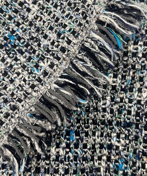 見上愛さん着用/GLOW11月号掲載】ツイード ニット ジャケット（ノー