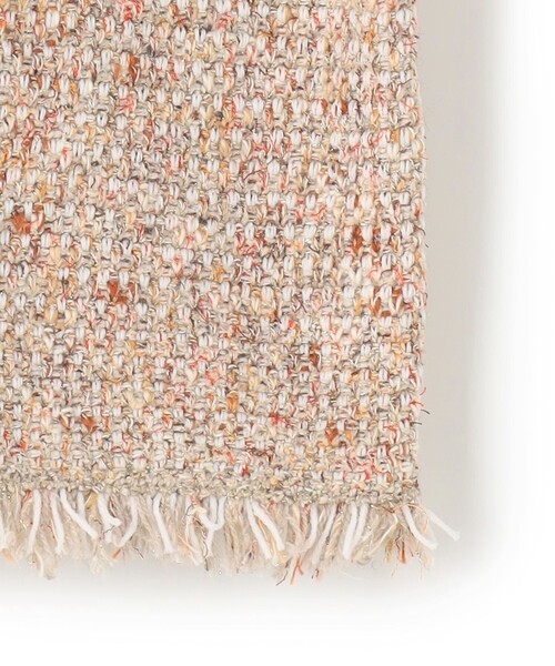 見上愛さん着用/GLOW11月号掲載】ツイード ニット ジャケット（ノー