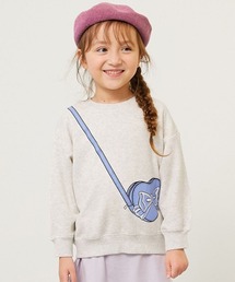 devirock（デビロック）の「デビラボ ガールズ  BOXシルエット プリントトレーナー（スウェット・キッズ）」