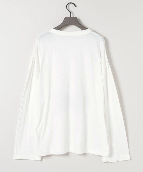 eL（エル）の「【eL】Cherry Tee LS/593012（Tシャツ/カットソー・レディース・オフホワイト/グレー・FREE）」の9枚目の写真