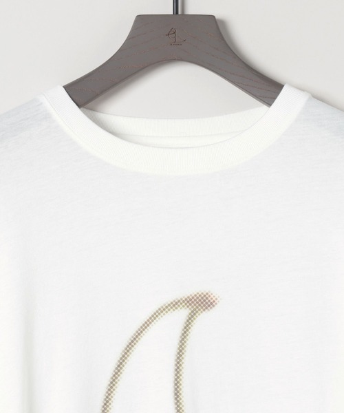 eL（エル）の「【eL】Cherry Tee LS/593012（Tシャツ/カットソー・レディース・オフホワイト/グレー・FREE）」の10枚目の写真