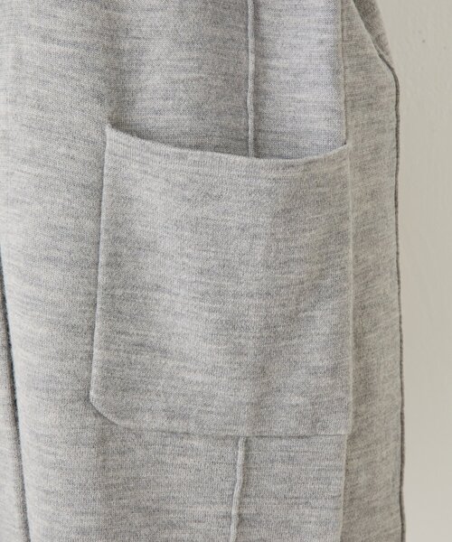 BEARDSLEY（ビアズリー）の「ウールスムースカーディガン（ノーカラーコート・レディース・ブラック/グレー・FREE）」の19枚目の写真