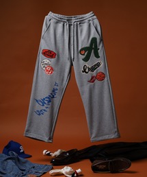 JUNGLE STORM（ジャングルストーム）の「JUNGLESTOTM カレッジワッペン付きスエットパンツ（スウェットパンツ）」