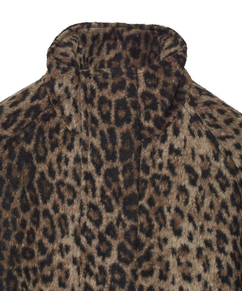 X-girl(エックスガール)の「STAND COLLAR LONG COAT(ステンカラーコート・レディース・ブラック/ベージュ・ONE SIZE)」の4枚目の写真