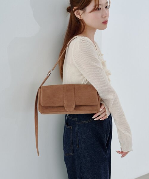 Kastane（カスタネ）の「【新色追加/2WAY/500mlペットボトル収納可】フラップワイドマルチBAG（トートバッグ・レディース・ベージュ/ブラック/アイボリー・FREE）」の7枚目の写真