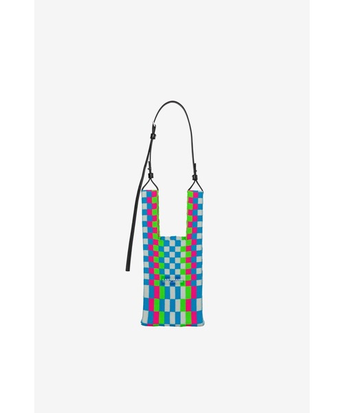 LASTFRAME(ラストフレーム)の「MULTI ICHIMATSU MARKET BAG SMALL(ショルダーバッグ・レディース・ブルー系その他/グレー系その他・SMALL)」の2枚目の写真