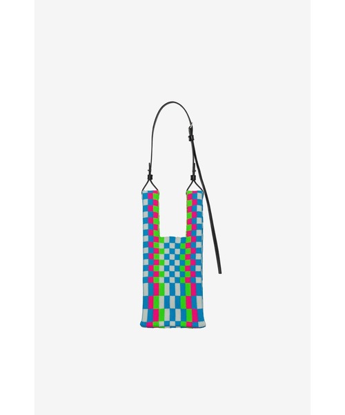LASTFRAME(ラストフレーム)の「MULTI ICHIMATSU MARKET BAG SMALL(ショルダーバッグ・レディース・ブルー系その他/グレー系その他・SMALL)」の4枚目の写真