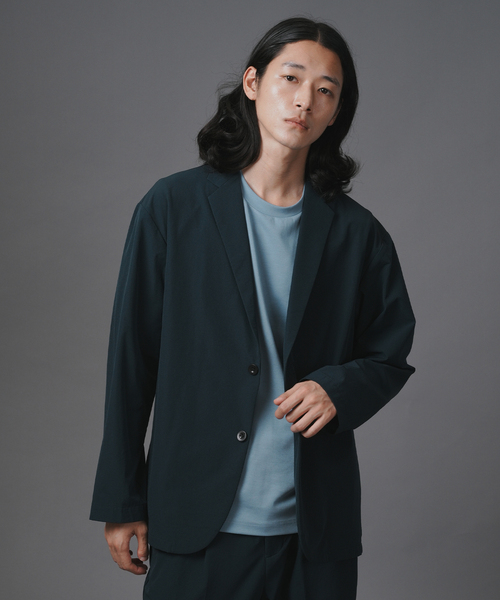 B.C STOCK(ベーセーストック)の「〈Breeze Func〉ブリーズファンク リラックスジャケット(テーラードジャケット・メンズ・ブラック/ネイビー/チャコールグレー・LARGE/MEDIUM)」の3枚目の写真