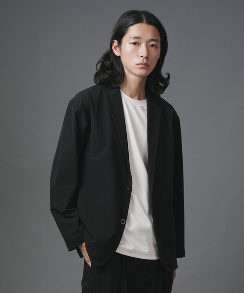 B.C STOCK(ベーセーストック)の「〈Breeze Func〉ブリーズファンク リラックスジャケット(テーラードジャケット・メンズ・ブラック/ネイビー/チャコールグレー・LARGE/MEDIUM)」の5枚目の写真