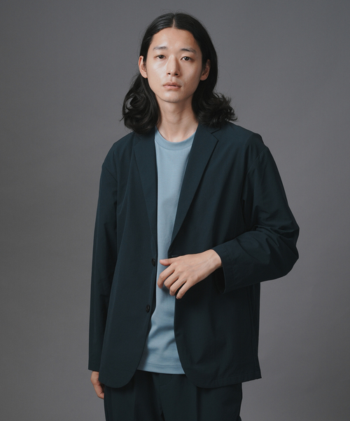 B.C STOCK(ベーセーストック)の「〈Breeze Func〉ブリーズファンク リラックスジャケット(テーラードジャケット・メンズ・ブラック/ネイビー/チャコールグレー・LARGE/MEDIUM)」の13枚目の写真