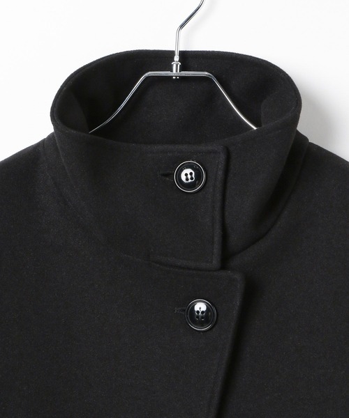 ウーリーテックミドルコート/AND YUA ANY/576811（ステンカラーコート