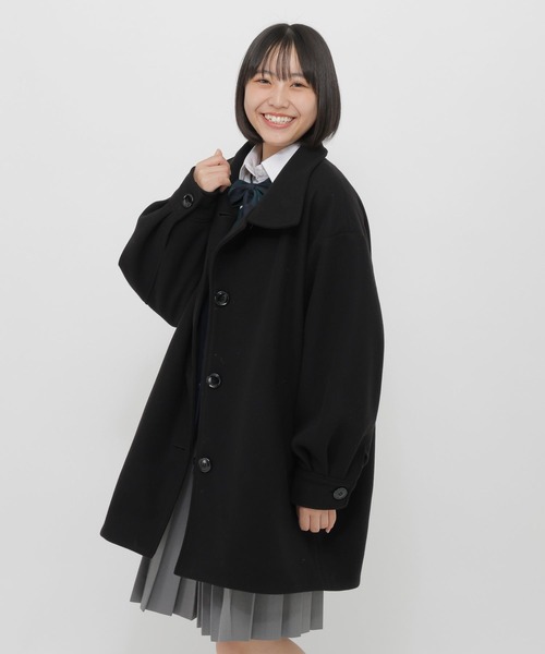 セール】ウーリーテックミドルコート/AND YUA ANY/576811（ステン