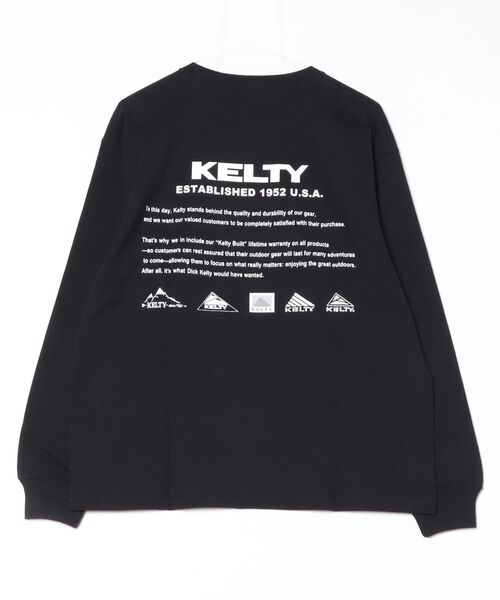 KELTY（ケルティ）の「バックヒストリーロゴL/STシャツ（Tシャツ/カットソー・レディース・杢グレー/ブラック/ホワイト/ネイビー/ベージュ・S/XL/L/MEDIUM）」の6枚目の写真
