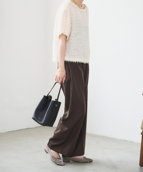 LE TALON（ルタロン）の「《追加》ポインテッドグリッタードットバレエ（バレエシューズ・レディース・グレー/ブラック×ブラック・23.5cm/23cm/22.5cm/22cm/24.5cm/24cm/21.5/21/25.5cm/25cm）」の21枚目の写真