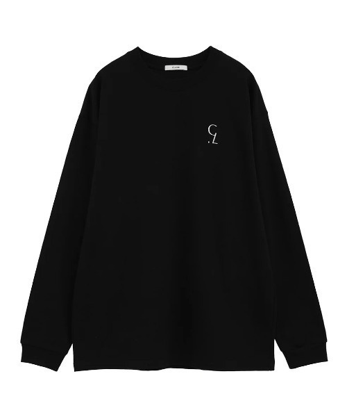 CLANE(クラネ)の「CLANE/クラネ/LOGO BASIC LONG TEE(Tシャツ/カットソー・レディース・ブラック/ホワイト・1/2)」の2枚目の写真