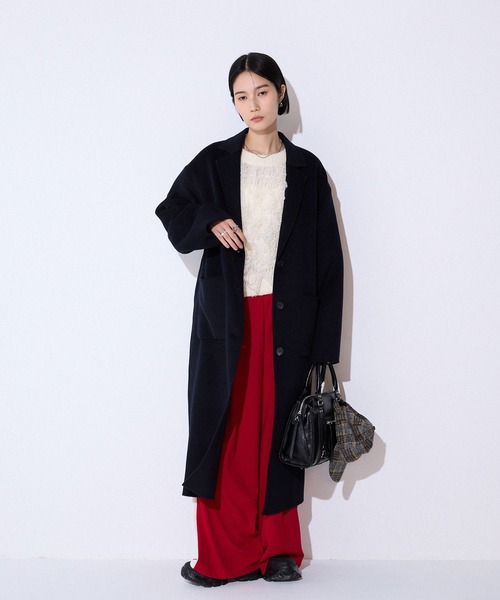 JEANASIS（ジーナシス）の「サイドラインタックパンツ/591317（その他パンツ・レディース・ネイビー系/ホワイト系その他/レッド系その他・FREE）」の8枚目の写真