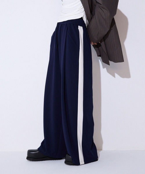 JEANASIS（ジーナシス）の「サイドラインタックパンツ/591317（その他パンツ・レディース・ネイビー系/ホワイト系その他/レッド系その他・FREE）」の11枚目の写真