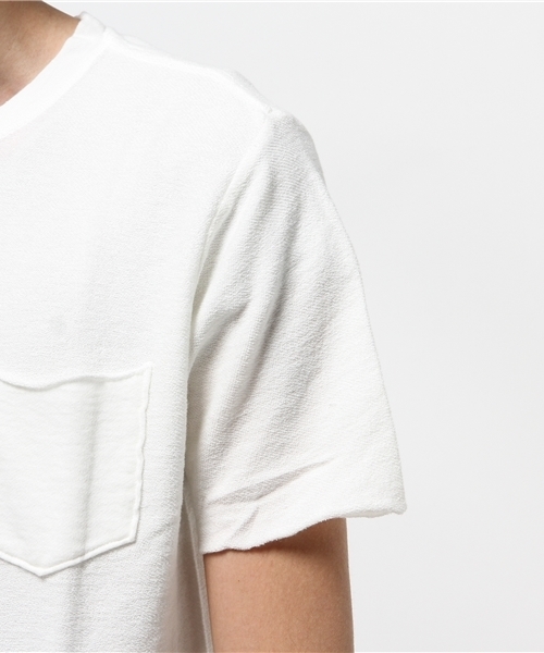 BHY-biography(ビーエイチワイバイオグラフィー)の「60/40AFTER SURF U-NECK TEE(Tシャツ/カットソー・メンズ・ブラック/ブルー/ホワイト・44/48/46)」の7枚目の写真
