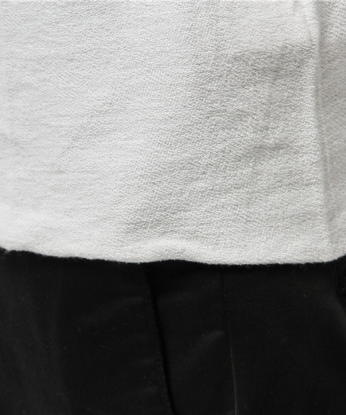 BHY-biography(ビーエイチワイバイオグラフィー)の「60/40AFTER SURF U-NECK TEE(Tシャツ/カットソー・メンズ・ブラック/ブルー/ホワイト・44/48/46)」の9枚目の写真