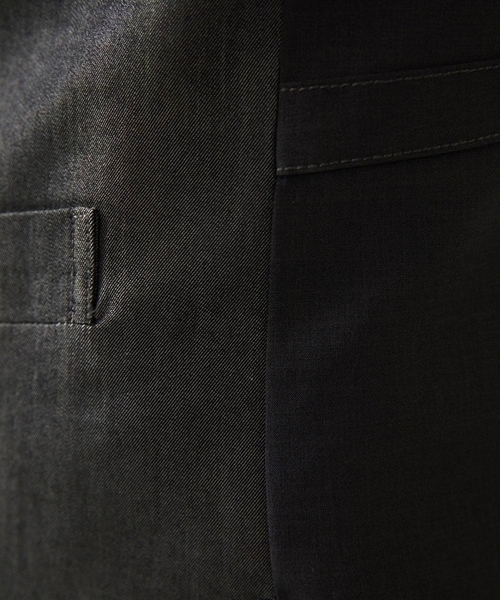 MICHEL KLEIN HOMME (ミッシェルクランオム)の「【セットアップ】デニム調リバーシブルベスト(ベスト・メンズ・ブルー/ブラック・MEDIUM/LARGE/X-LARGE)」の4枚目の写真