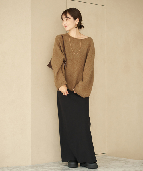 追加》Baby Alpaca ラグラン プルオーバー（ニット/セーター）｜Plage