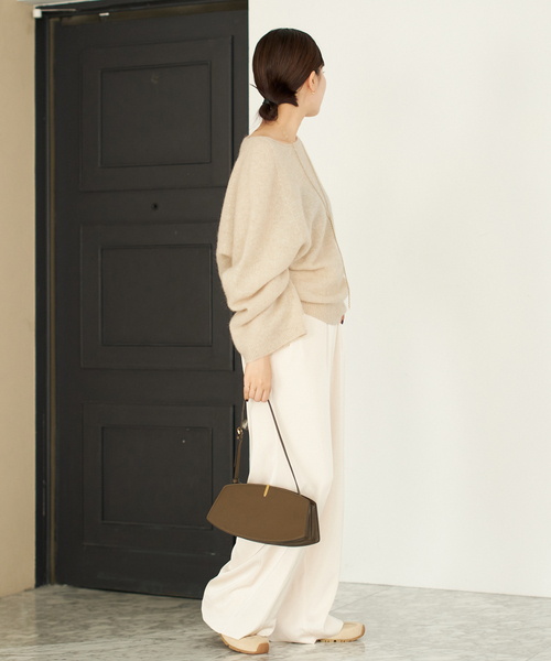 【新品】プラージュ　Baby Alpacaラグランプルオーバー　ベージュ　ニット プラージュ Plage 《追加予約》Baby Alpaca ラグラン プル