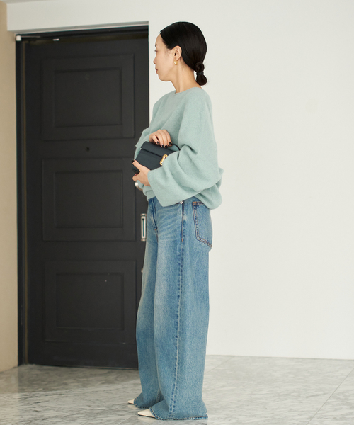 plage　baby　ALPACA　プルオーバー プラージュ Plage 《追加予約》Baby Alpaca ラグラン プルオーバー