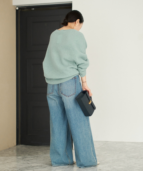 追加》Baby Alpaca ラグラン プルオーバー（ニット/セーター）｜Plage